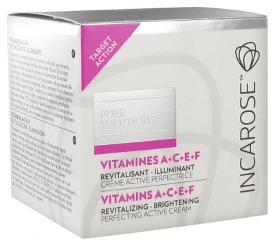 Incarose Pure Solutions Vitamins A C E F Perfecting Active Cream 50Ml