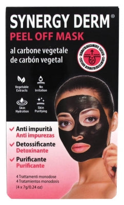 Incarose Synergy Derm Peel Off Mask With Vegetable Charcoal 4 X 7G
