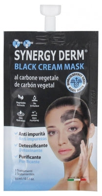 Incarose Synergy Derm Black Cream Mask With Vegetable Charcoal 15Ml