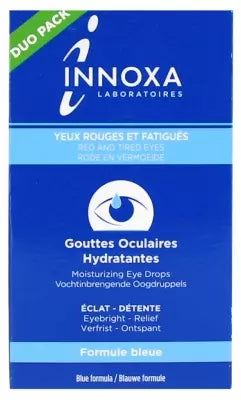 Innoxa Moisturising Eye Drops Red And Tired Eyes 2 X 10Ml