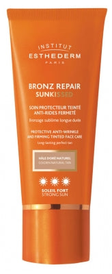 Institut Esthederm Bronz Repair Tinted Protective Anti-Wrinkle And Firming Face Care Strong Sun 50Ml