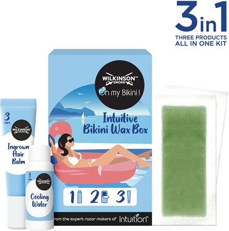 Wilkinson Sword Intuitive Bikini Wax Hair-Removal Kit Bikini Line And Underarm