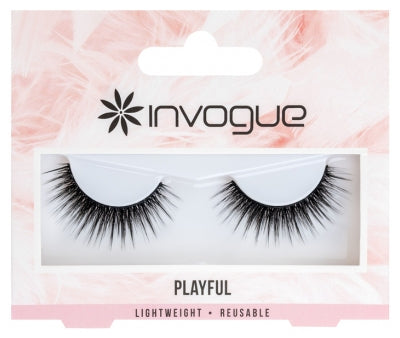 Invogue False Eyelashes Playful 1 Pair