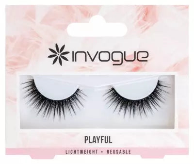 Invogue False Eyelashes Playful 1 Pair