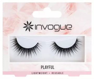 Invogue False Eyelashes Playful 1 Pair