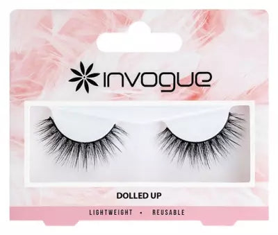 Invogue False Eyelashes Dolled Up 1 Pair