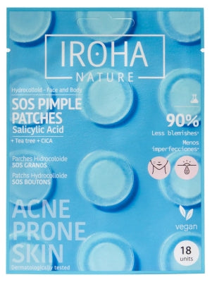 Iroha Nature Sos Pimple Patches 18 Patches