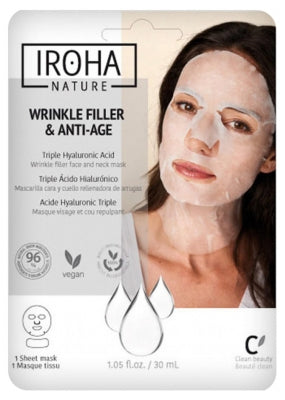 Iroha Nature Wrinkle Filler Face And Neck Mask 30Ml