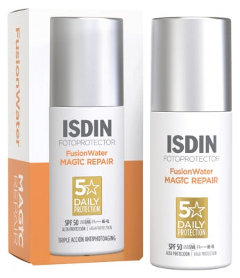 Isdin Fotoprotector Fusion Water Magic Repair Sun Cream Spf50 50 Ml