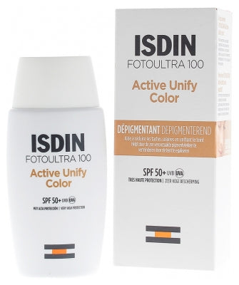 Isdin Fotoultra 100 Active Unify Color Depigmentant Spf50+ 50Ml