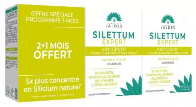 Jaldes Silettum Expert Anti-Hair Loss 3 X 60 Tablets Including 60 Free Tablets