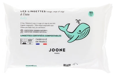 Joone Face, Body & Seat Water Wipes 50 Wipes