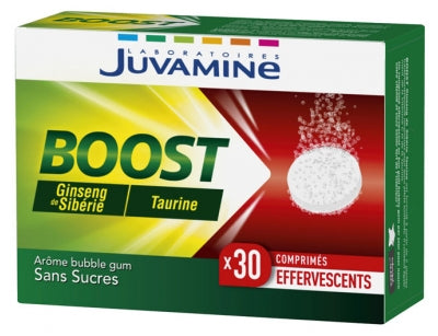 Juvamine Boost Ginseng Taurine 30 Effervescent Tablets