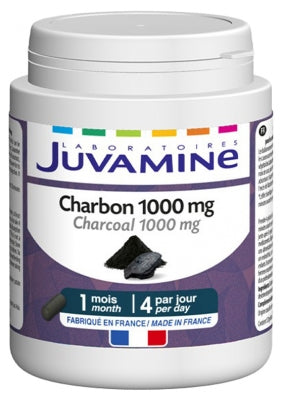 Juvamine Charcoal 1000Mg 120 Capsules