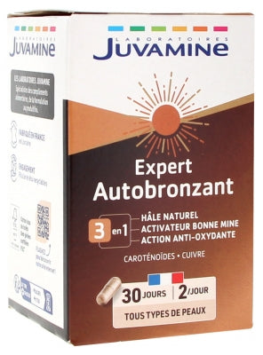 Juvamine Expert 3-In-1 Self-Tanner 60 Capsules