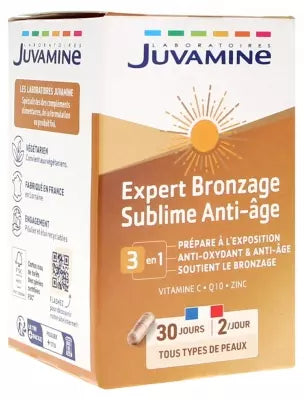 Juvamine Expert Bronzage Sublime Anti-Ageing 3In1 60 Capsules