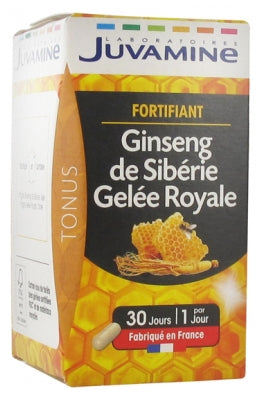 Juvamine Ginseng Of Siberia Royal Jelly 30 Capsules