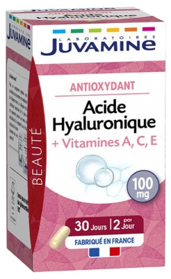 Juvamine Hyaluronic Acid + Vitamins A, C, E 30 Capsules