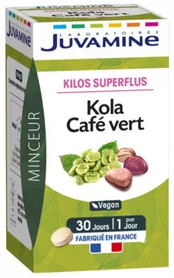 Juvamine Kola Green Coffee 30 Tablets