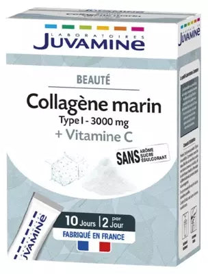 Juvamine Marine Collagen Type I 3000Mg + Vitamin C 20 Sticks