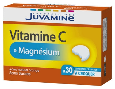 Juvamine Vitamin C & Magnesium 30 Bi-Layers Tablets