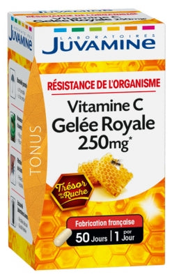 Juvamine Vitamine C Royal Jelly 250Mg 50 Capsules