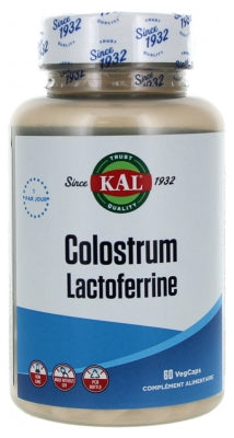 Kal Colostrum Lactoferrin 60 Vegetable Capsules