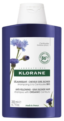 Klorane Anti-Yellowing - Gray, Blond Hair With Organic Centaury 200Ml