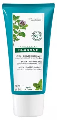 Klorane Detox - Normal Hair Conditioner With Mint Organic 150Ml