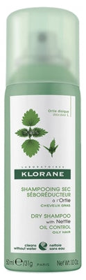 Klorane Dry Seboregulating Shampoo With Nettle Extract Oily Hair 50Ml