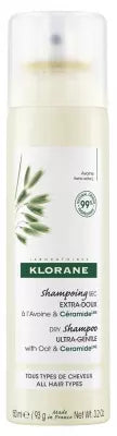 Klorane Gentle Dry Shampoo With Oat Milk Powder Spray 150Ml