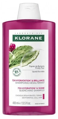 Klorane Hydration & Shine - Quenching Shampoo With Prickly Pear 400 Ml