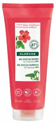 Klorane Nourishing Shower Gel With Organic Cupuaçu With Hibiscus Flower 200Ml