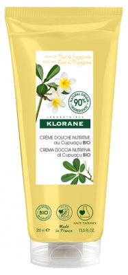 Klorane Nourishing Shower Cream With Organic Cupuaçu Frangipani Flower 200Ml