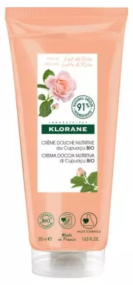 Klorane Nourishing Shower Cream With Organic Cupuaçu Rose Milk 200Ml