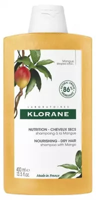 Klorane Nutrition - Dry Hair Mango Shampoo 400Ml