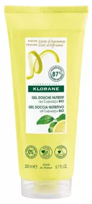 Klorane Nutrition Shower Gel With Organic Cupuaçu Butter Citrus Zest 200Ml