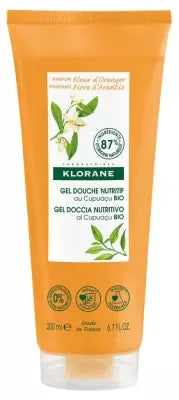 Klorane Nutrition Shower Gel With Organic Cupuaçu Orange Blossom 200Ml