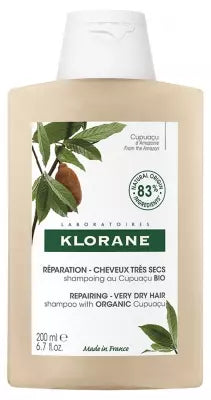 Klorane Repairing - Very Dry Hair Shampoo With Cupuaçu Organic 200Ml