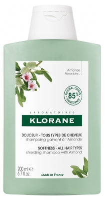 Klorane Softness - All Hair Types Shielding Shampoo With Almond 200Ml