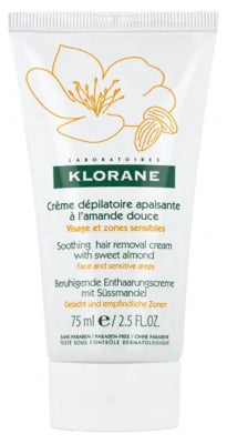 Klorane Soothing Hair Removal Cream With Sweet Almond 75Ml