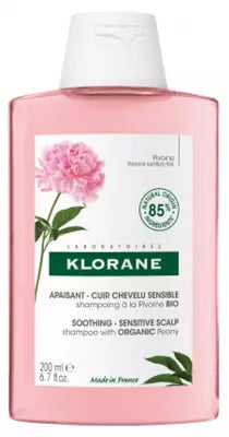 Klorane Soothing - Sensitive Scalp Shampoo With Peony Organic 200Ml