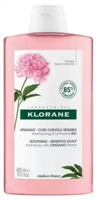 Klorane Soothing - Sensitive Hair Scalp Shampoo With Organic Peony 400Ml