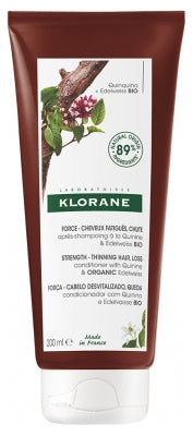 Klorane Strength - Tired Hair & Fall Conditioner With Quinine And Edelweiss Organic 200Ml