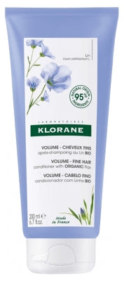 Klorane Volume - Fine Hair Conditioner Volume With Organic Flax 200Ml