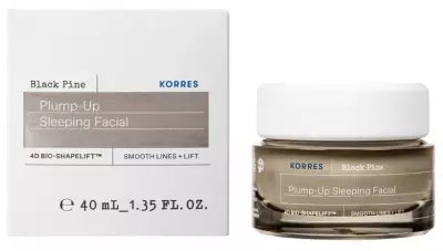 Korres Black Pine Plump-Up Sleeping Facial 40Ml