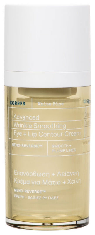 Korres Pin Blanc White Pine Eye + Lip Contour Cream 15Ml