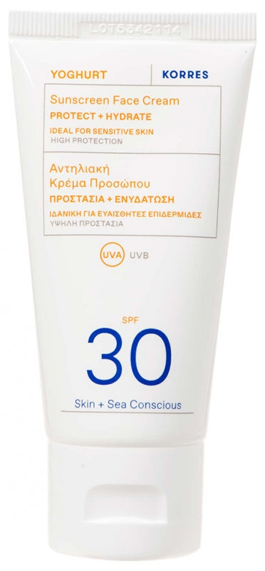 Korres Yoghurt Sun Face Cream Spf30 50Ml