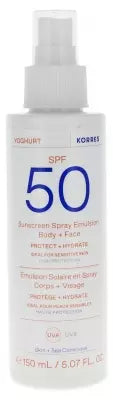 Korres Yoghurt Sunscreen Emulsion Body & Face Spf50 150 Ml