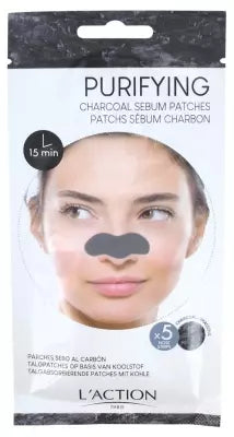 L'Action Paris Charcoal Sebum Patches 5 Strips